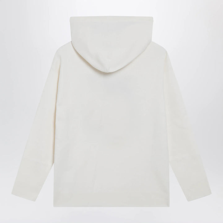 Max Mara - Taddeo hooded virgin wool sweater in white Brand Shirts &amp; Tops