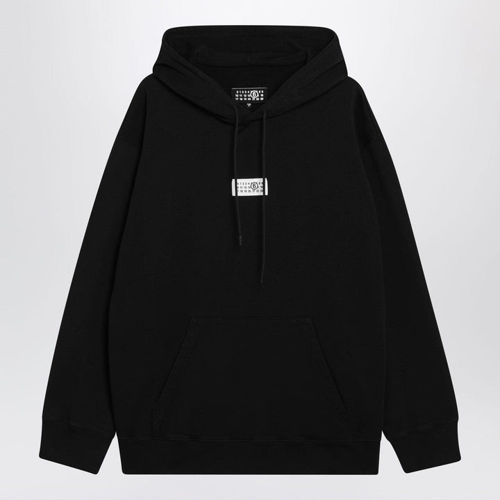Shirts &amp; Tops MM6 Maison Margiela - Black Numeric cotton hoodie Brand
