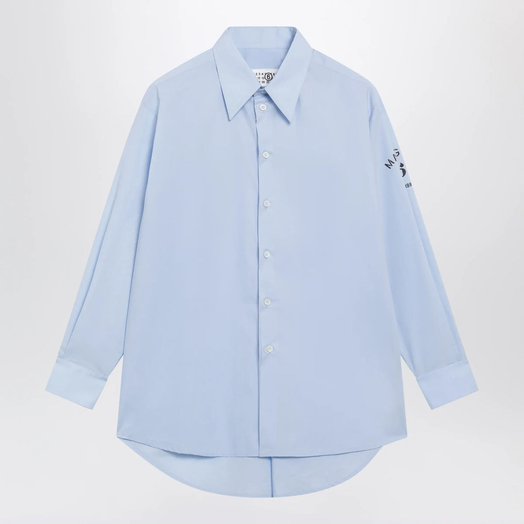 MM6 Maison Margiela - Light blue cotton shirt Brand Shirts &amp; Tops 38  IT