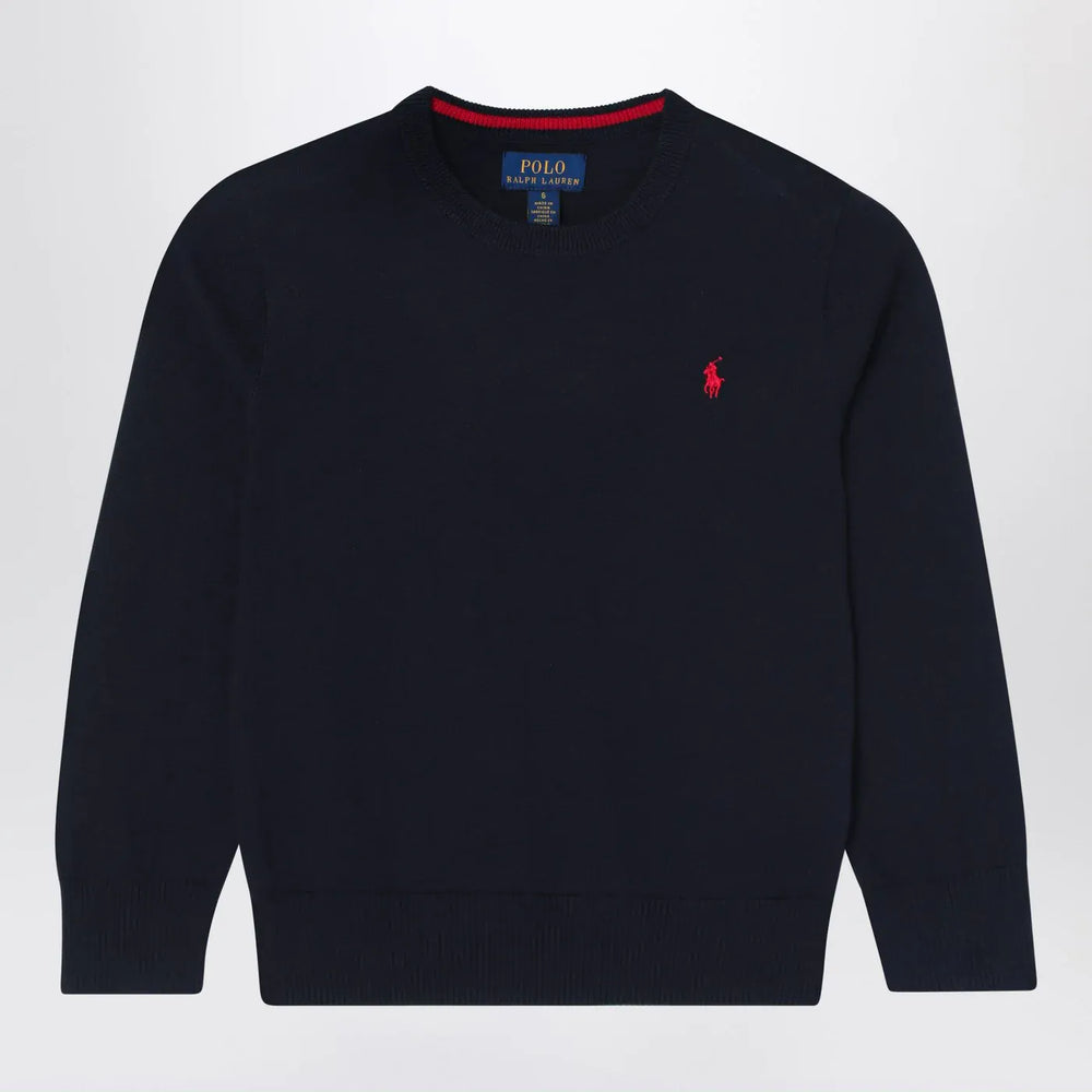 Polo Ralph Lauren - Navy blue cotton sweater Brand Shirts & Tops 5