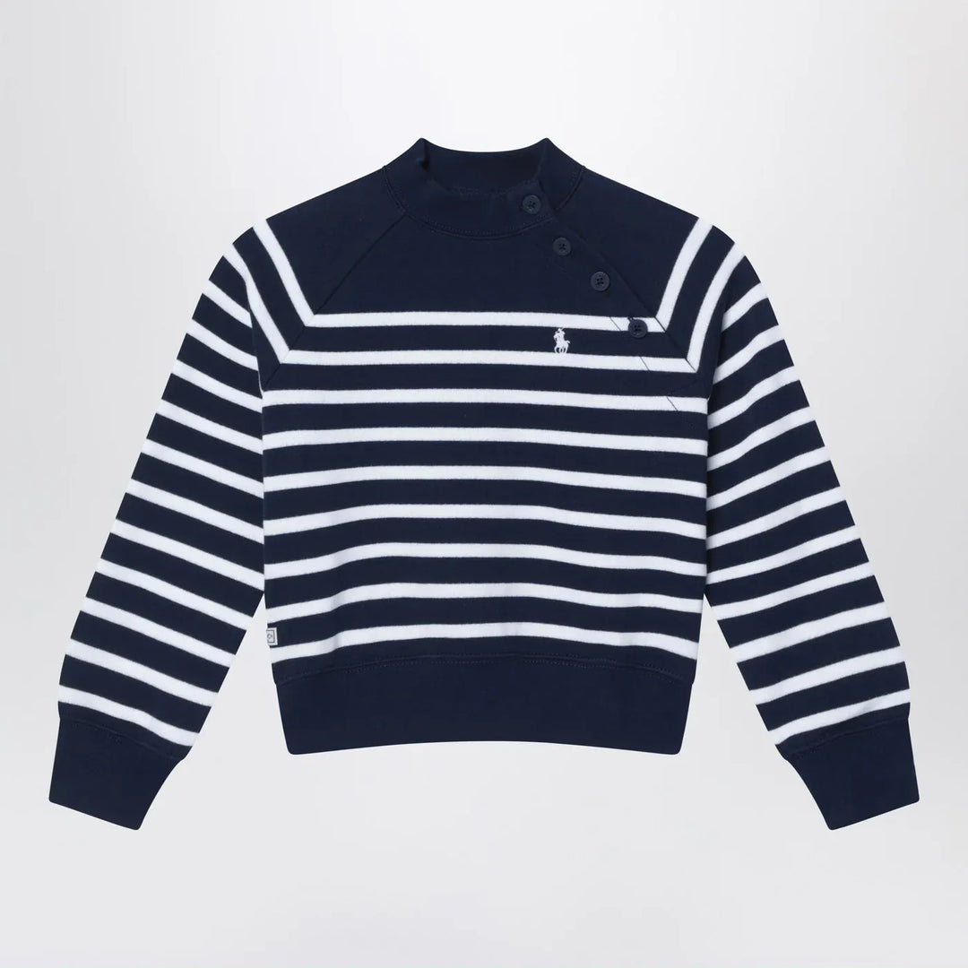 Polo Ralph Lauren - Navy blue sweatshirt with white stripes Brand Shirts &amp; Tops 2
