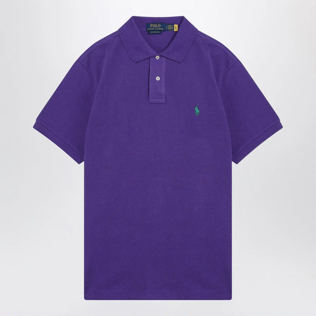 Polo Ralph Lauren - Purple cotton Custom Slim-Fit polo shirt Brand Shirts &amp; Tops S