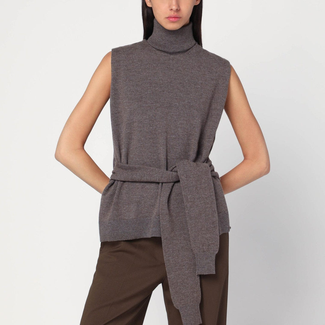 Shirts & Tops Róhe - Double-layer taupe mélange sweater Brand
