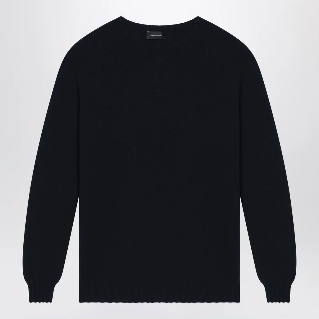 Tagliatore - Blue cashmere sweater Brand Shirts &amp; Tops 54 IT