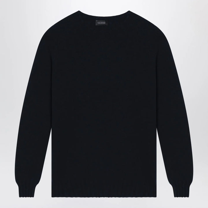 Tagliatore - Blue cashmere sweater Brand Shirts &amp; Tops 54 IT