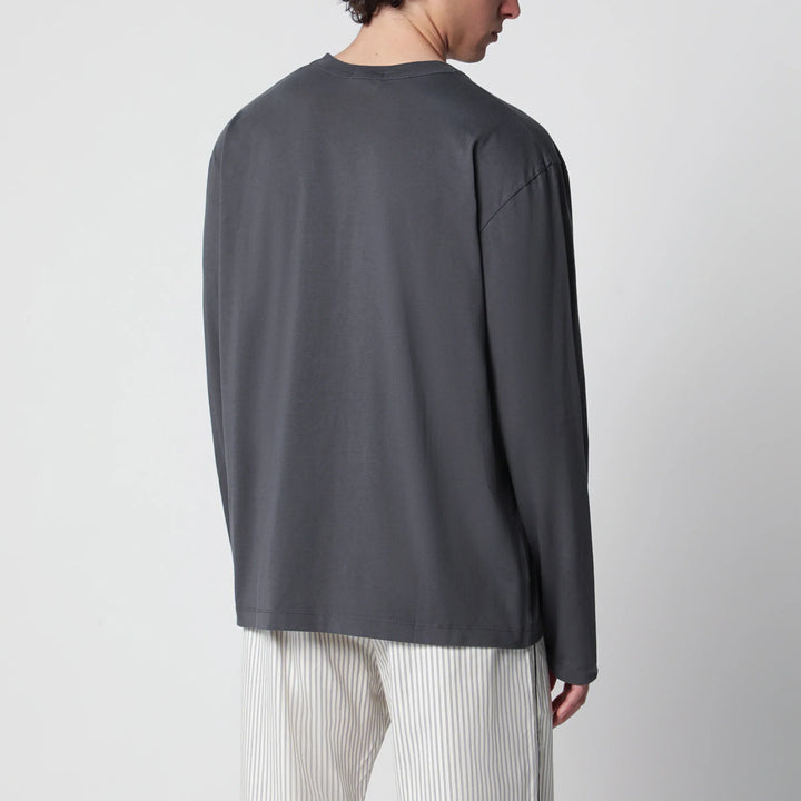 Tekla - Black washed long-sleeve T-shirt Brand Shirts &amp; Tops