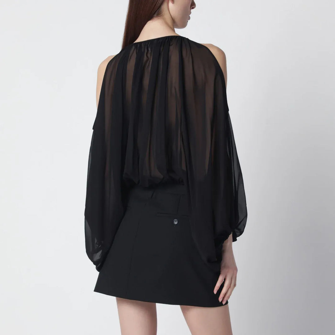 THE ANDAMANE - Black off-shoulder blouse Brand Shirts &amp; Tops