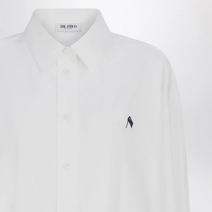 The Attico - Oversized white cotton shirt Brand Shirts &amp; Tops