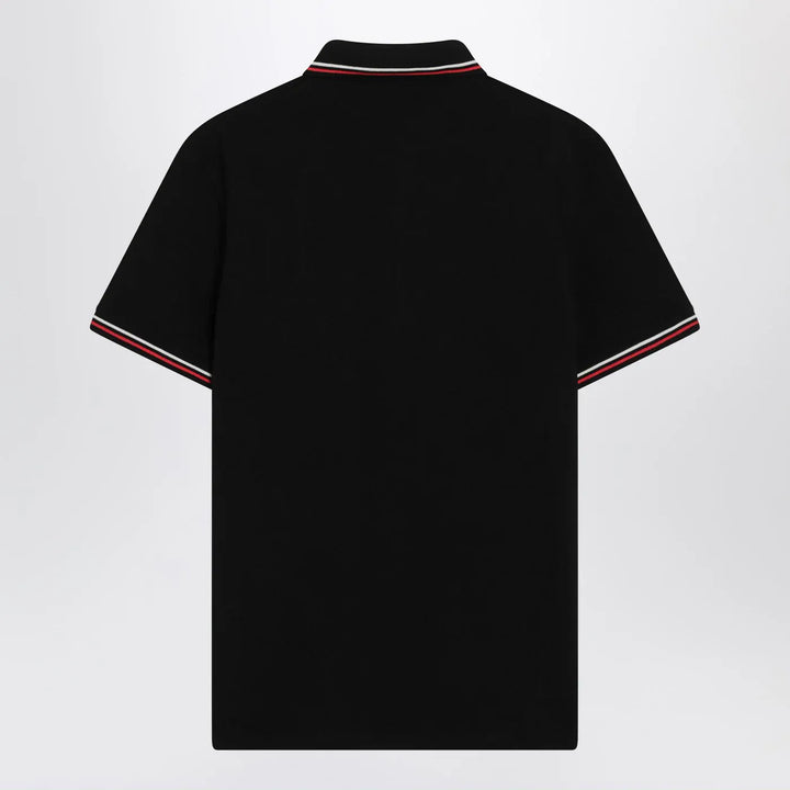 Valentino - Black polo shirt with Vlogo Signature Brand Shirts &amp; Tops