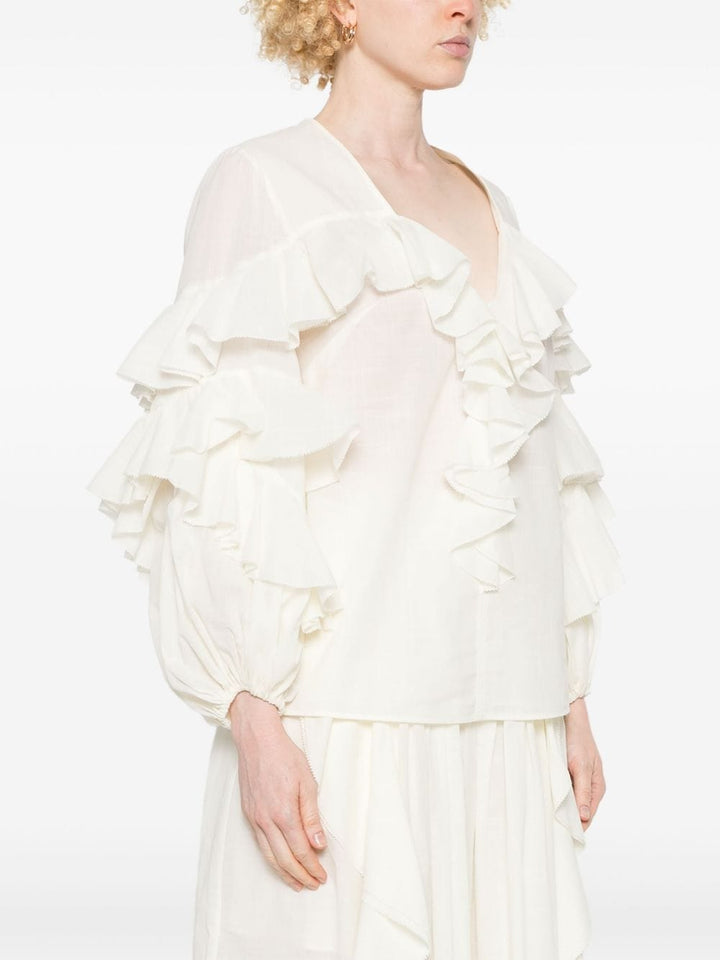 Zimmermann Shirts 1 Zimmermann Shirts White Zimmermann Shirts White Brand