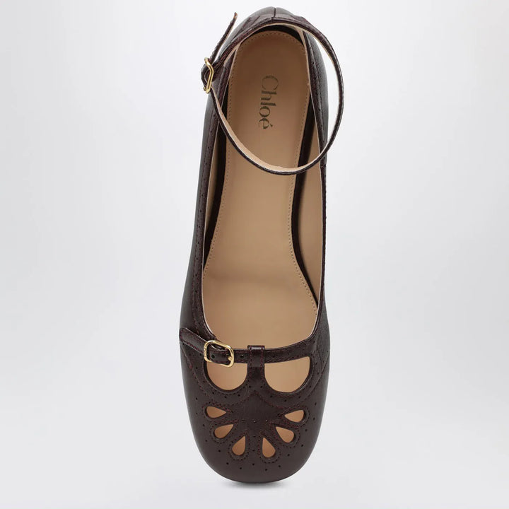Chloé - Burnt Purple Misty ballerinas Brand Shoes