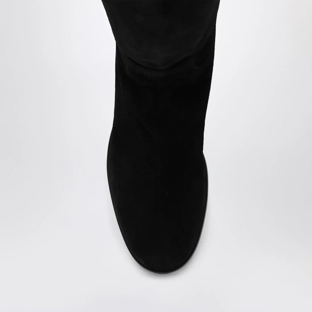 Dolce&amp;Gabbana - High suede boot black Brand Shoes