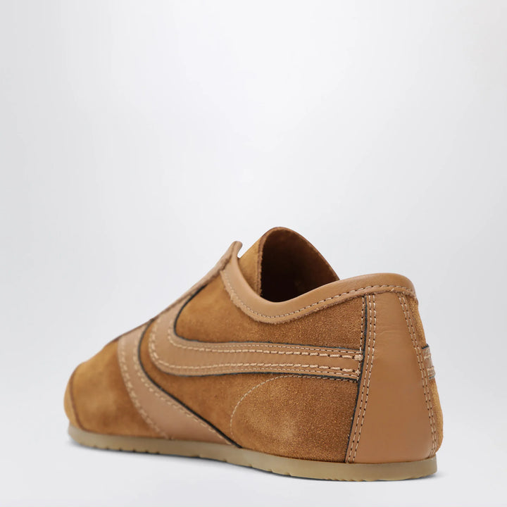 Dries Van Noten - Brown leather and suede Sneakers Brand Shoes