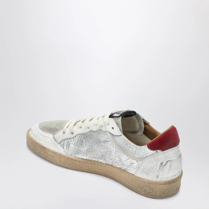 Golden Goose - Ball Star silver/red Sneakers Brand Shoes