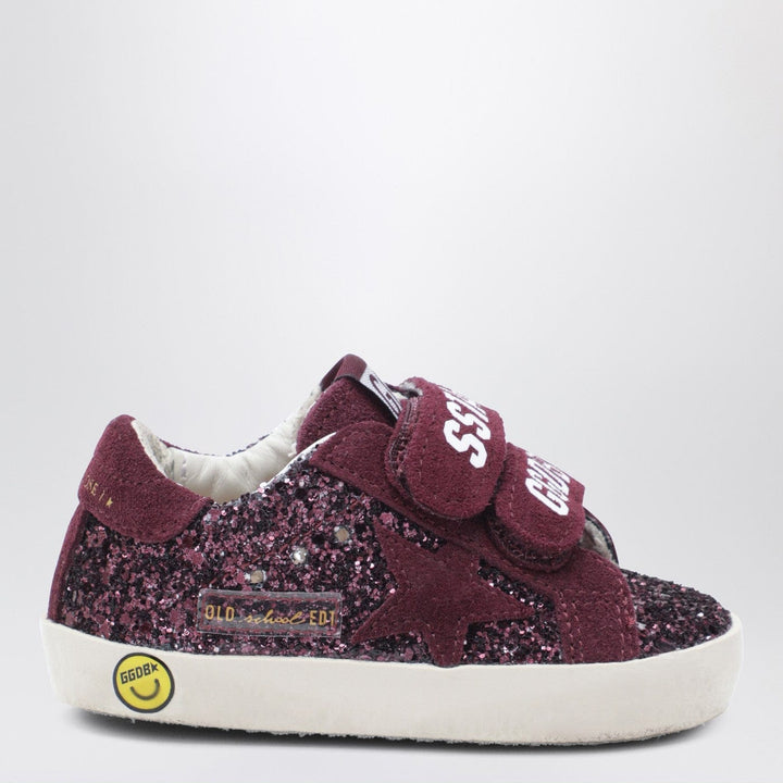 Shoes Golden Goose - Old School sneakers in burgundy glitter Brand