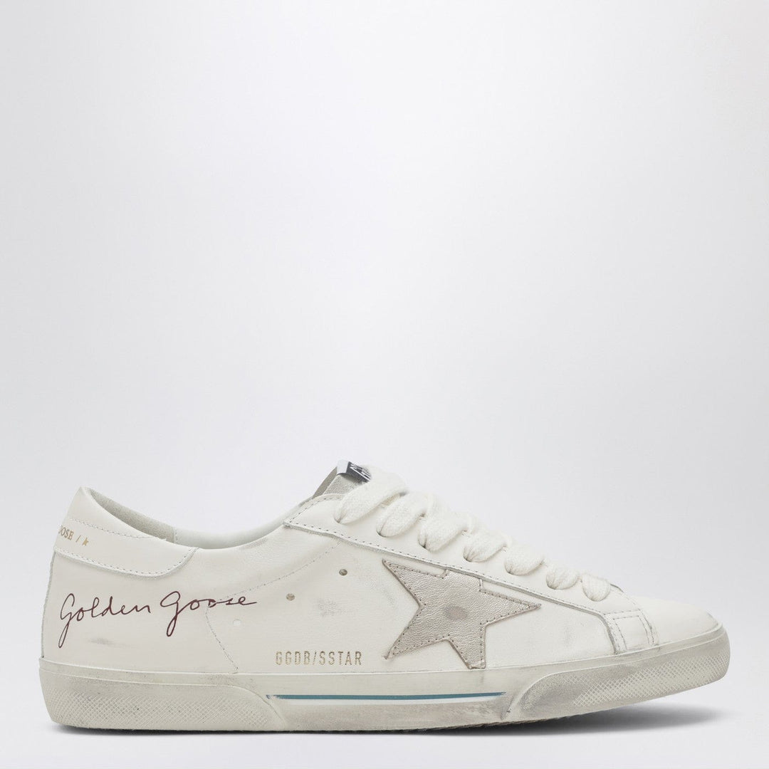 Shoes Golden Goose - Super-Star white/platinum sneaker Brand