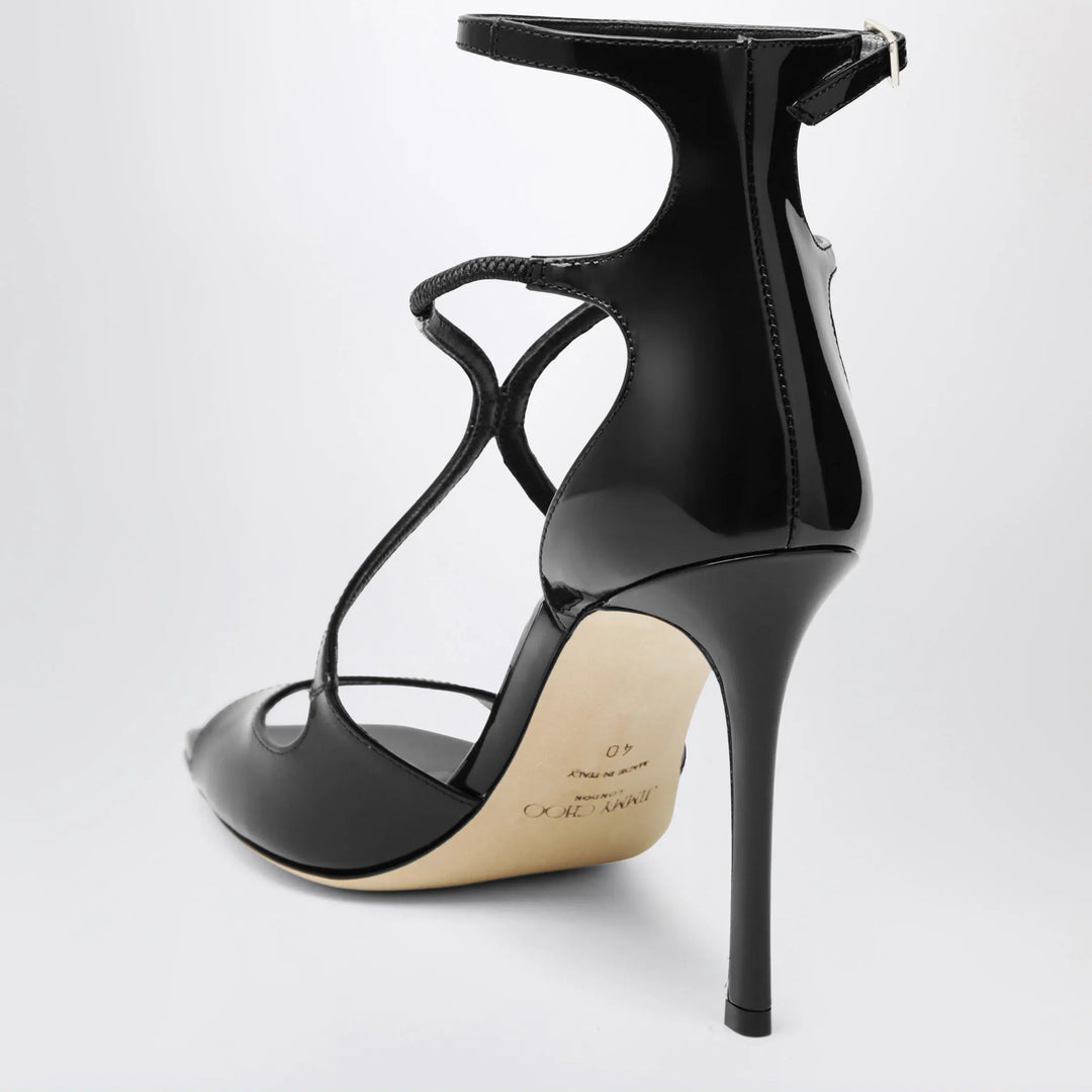 Jimmy Choo - Azia sandals in black patent leather Brand Shoes