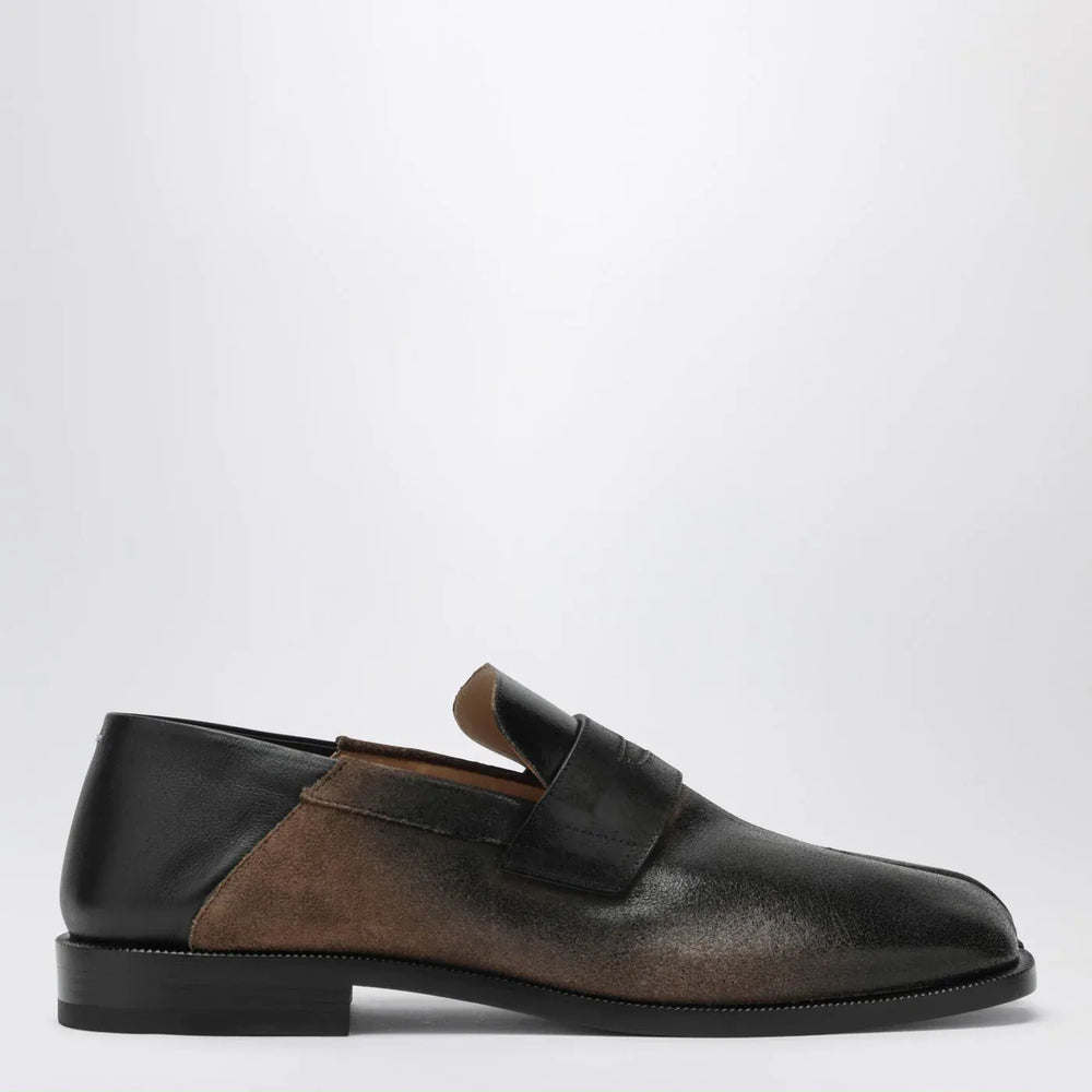 Maison Margiela - Tabi City loafers in suede with laminated treatment Brand Shoes 41 IT