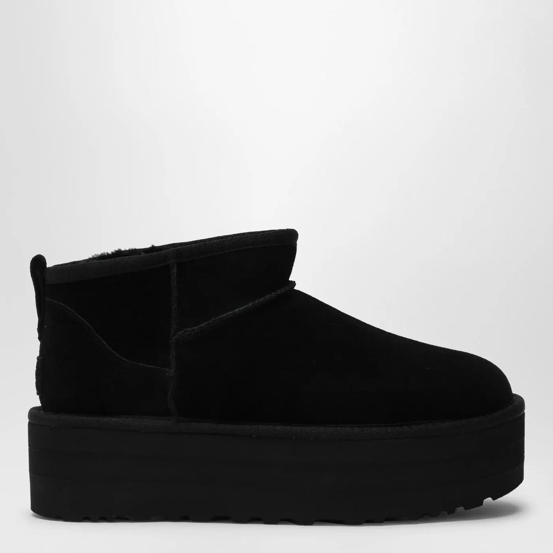 UGG - Classic Ultra Mini black boot with platform Brand Shoes 10 US