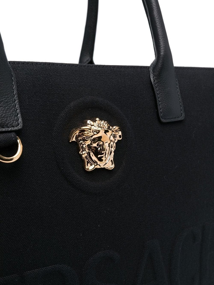 Versace Shopper UNI Versace Black Canvas Medusa Bag Versace Black Canvas Medusa Bag Brand