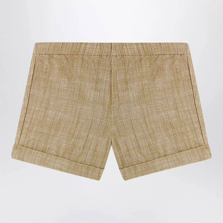Bonpoint - Shorts Ecady brown in cotton Brand Shorts 2A