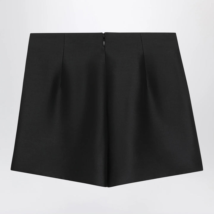 Balenciaga - Black wool and silk mini skirt Brand Skirts
