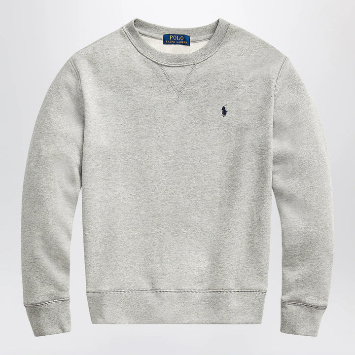 Polo Ralph Lauren - Grey cotton-blend sweatshirt Brand Sweatshirt S
