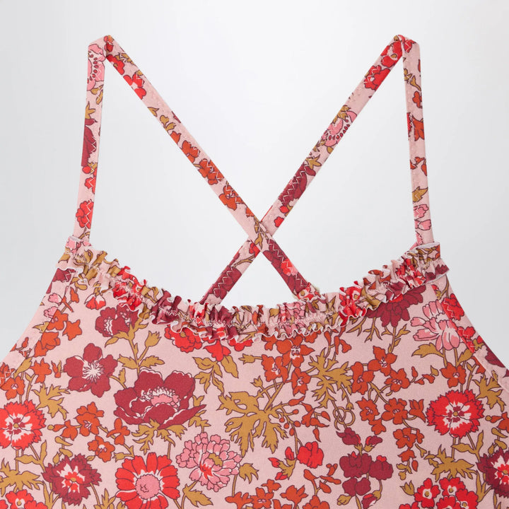 Bonpoint - Lais pink swimsuit in Liberty fabric Brand Swimsuit