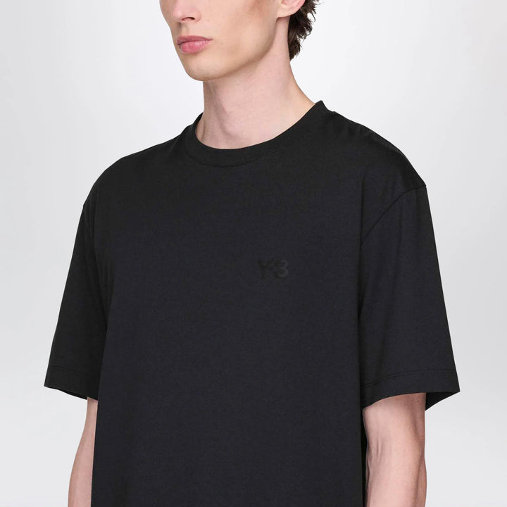adidas Y-3 - Black T-shirt with logo Brand T-Shirt