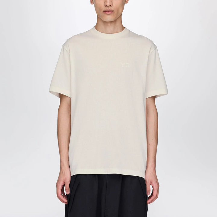 adidas Y-3 - Chalk white T-shirt with logo Brand T-Shirt