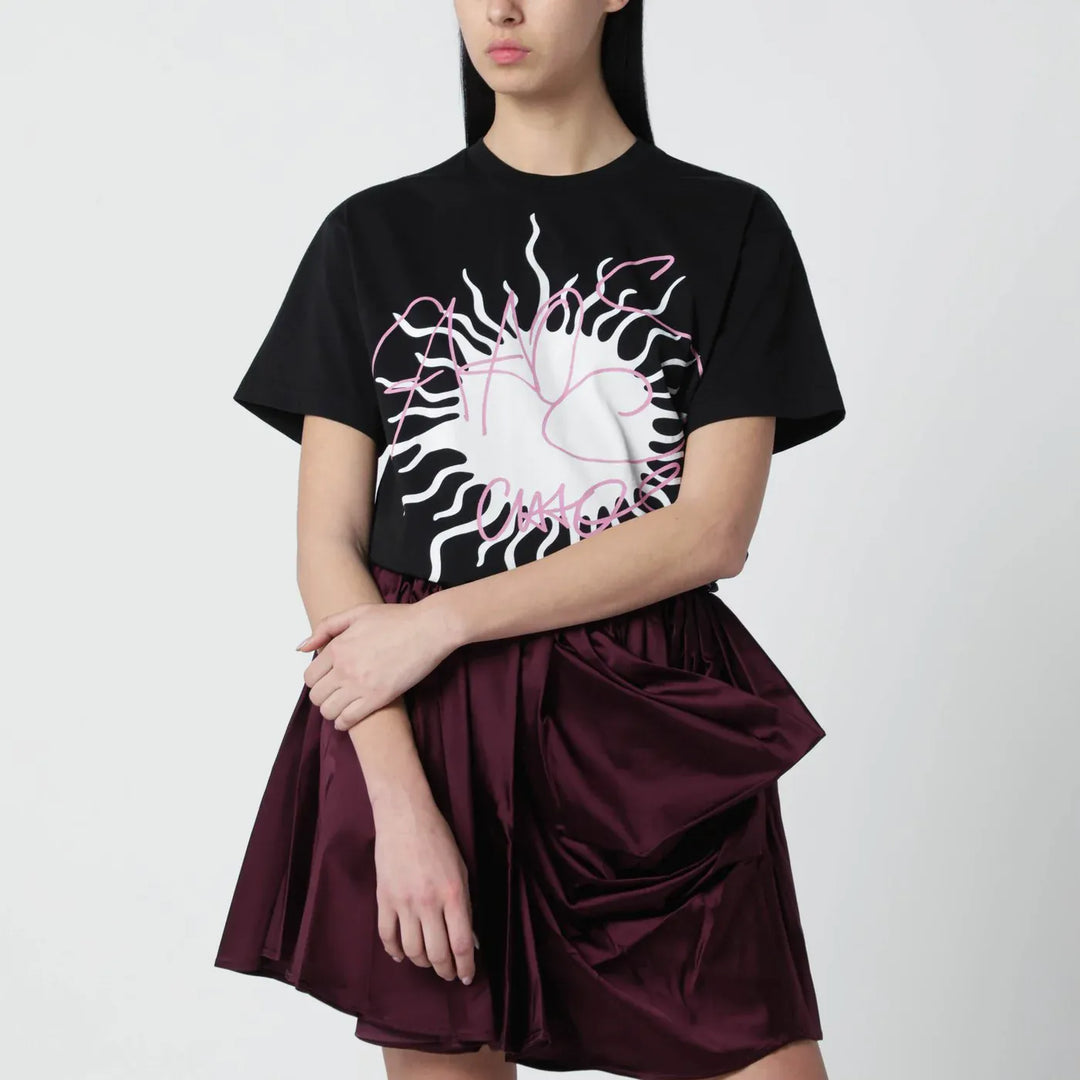Vivienne Westwood - Black T-shirt with logo print Brand T-Shirt XS