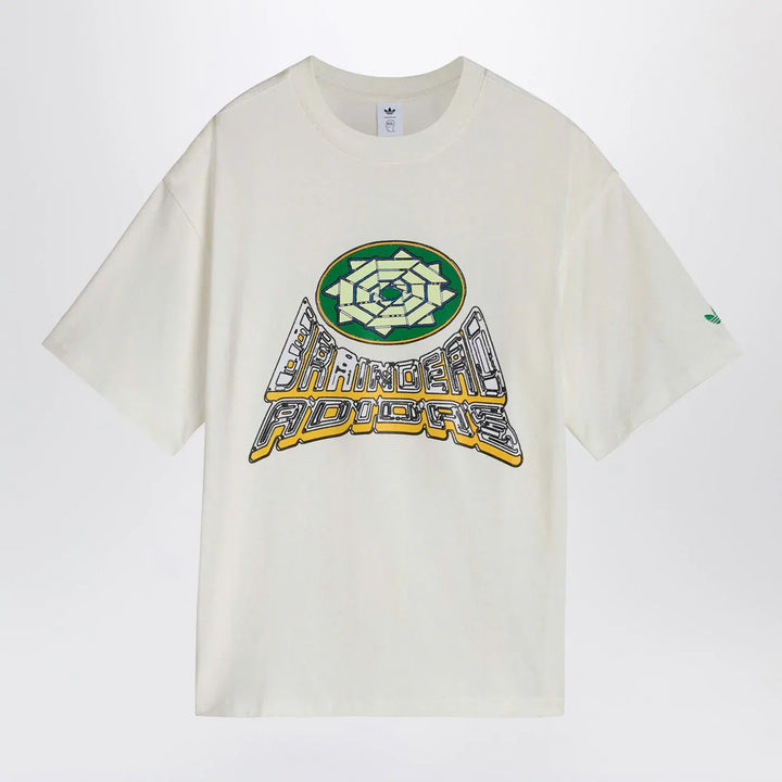 adidas x Brain Dead - Core White T-shirt with logo print Brand T-Shirts L