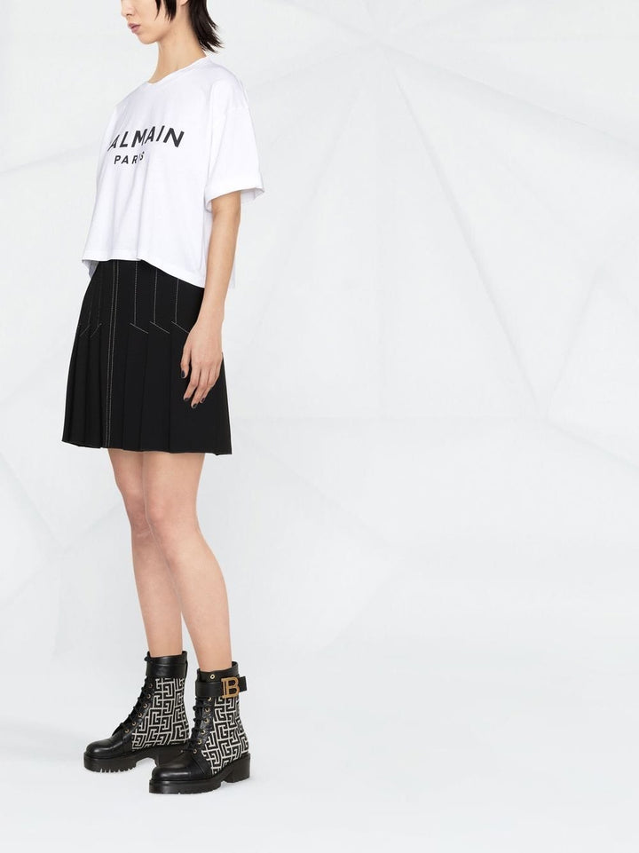 Balmain Topwear M Balmain Cotton Jersey Balmain White Cotton Jersey Brand