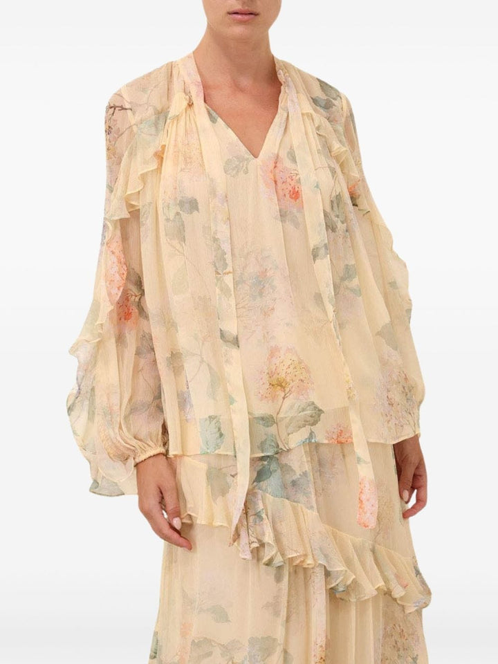 Zimmermann Topwear 0 Zimmermann Top Yellow Zimmermann Top Yellow Brand