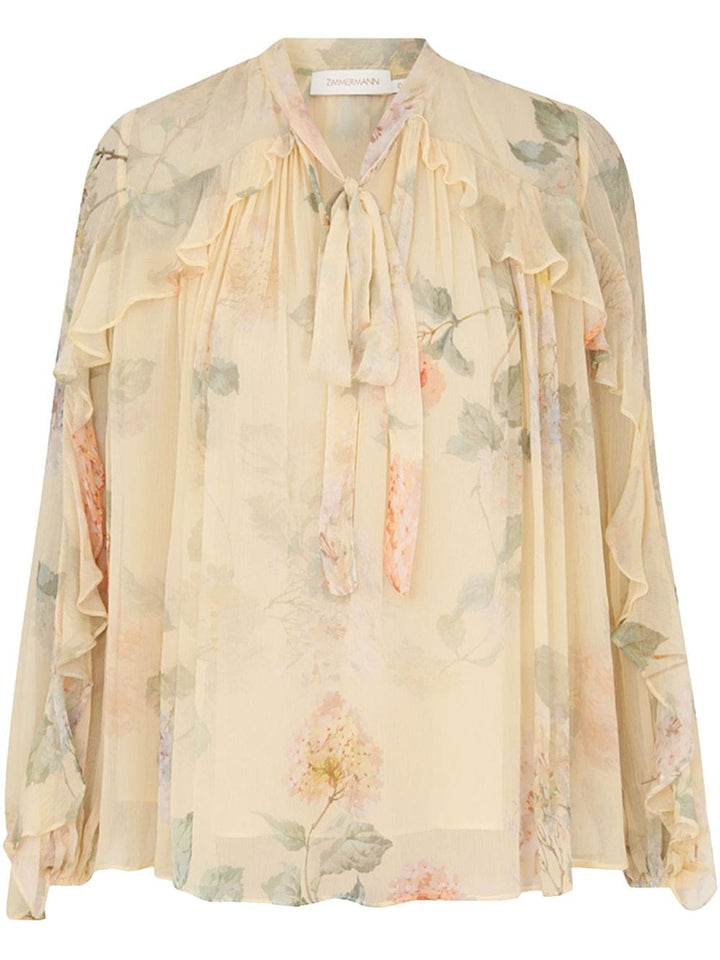 Zimmermann Topwear 0 Zimmermann Top Yellow Zimmermann Top Yellow Brand
