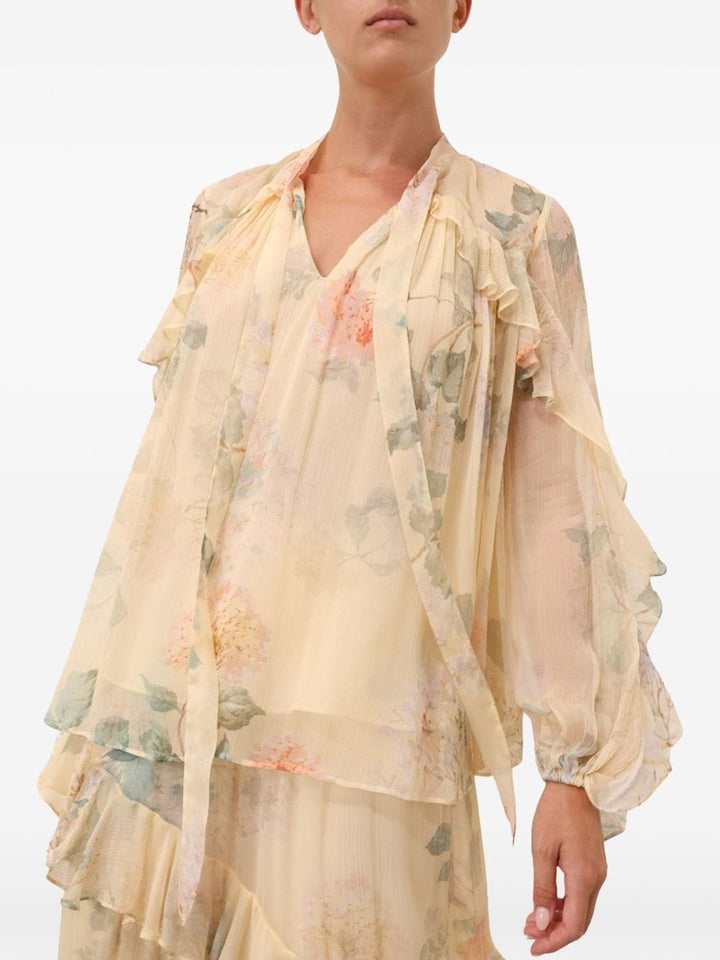 Zimmermann Topwear 0 Zimmermann Top Yellow Zimmermann Top Yellow Brand