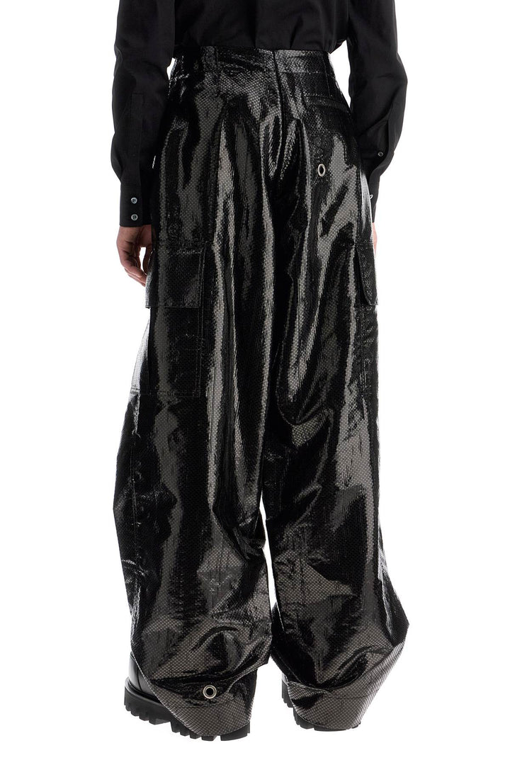 Alexander Mcqueen Trousers 48 Alexander Mcqueen cargo canvas tarred trousers in Alexander Mcqueen cargo canvas tarred trousers in Brand