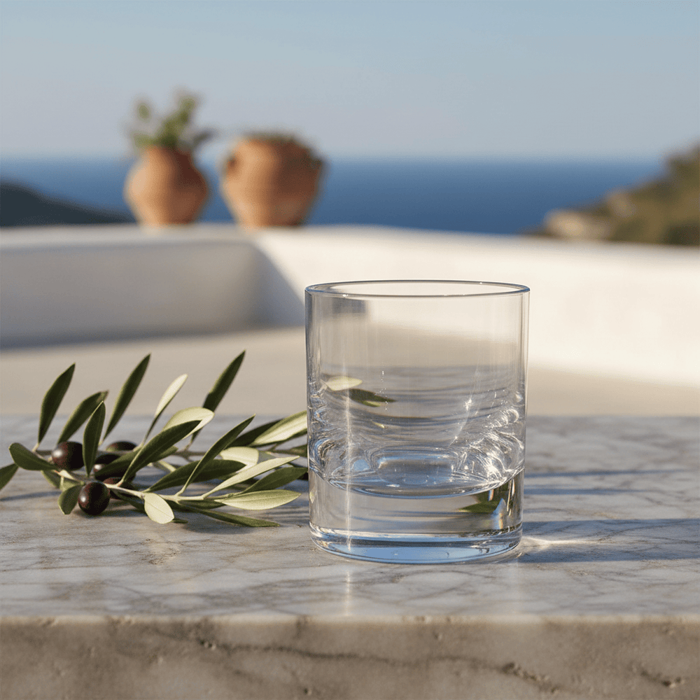 Mario Luca Giusti Scotch Acrylic Tumbler Clear Brand Whiskey Tumbler