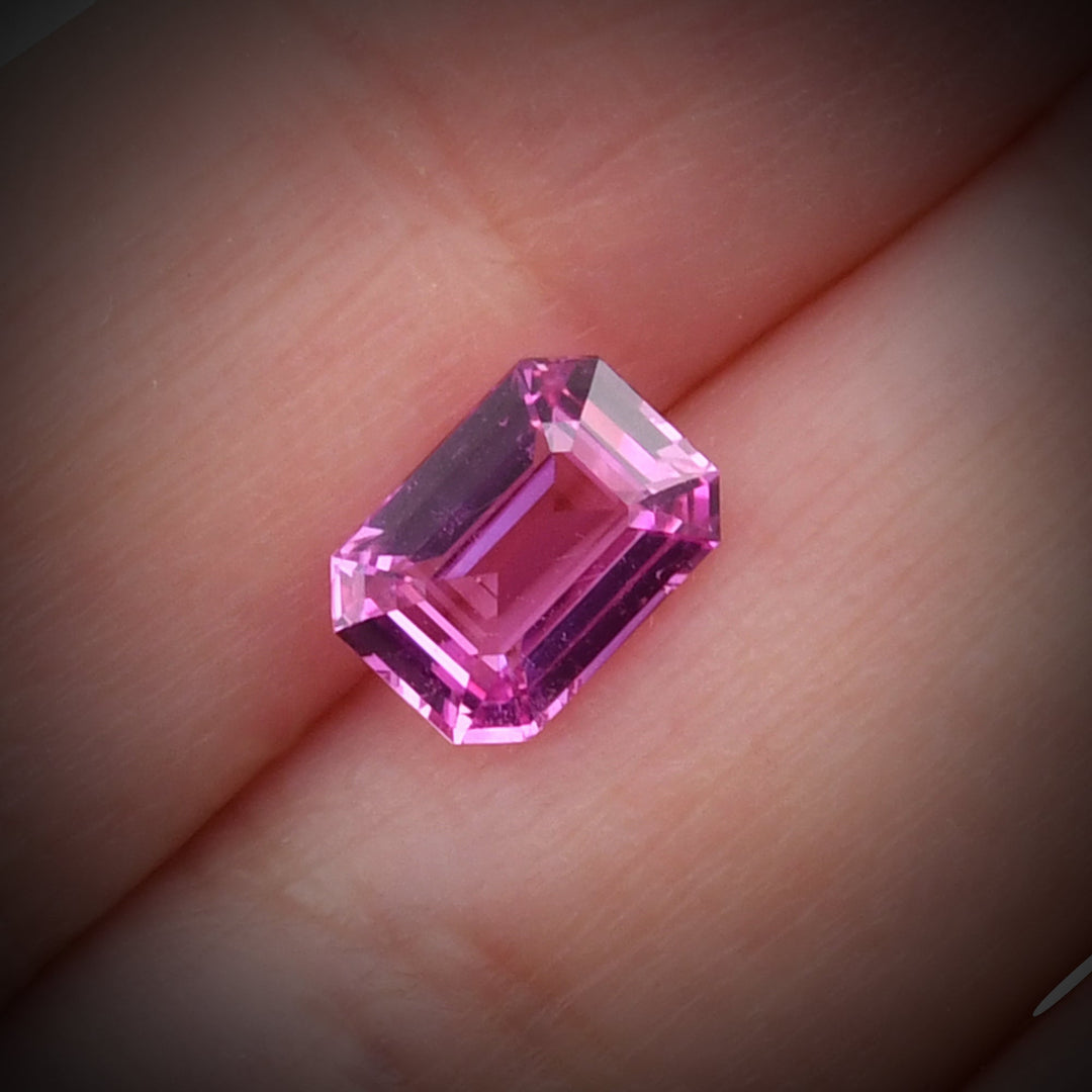 2.03 Carat Pink  Emerald Sapphire