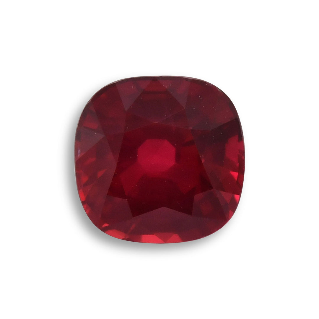 1.72 Carat Red MOZAMBIQUE Cushion Ruby CD