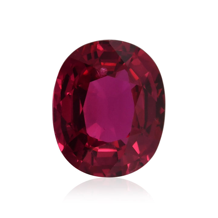 2.18 Carat Red MOZAMBIQUE Oval Ruby CD
