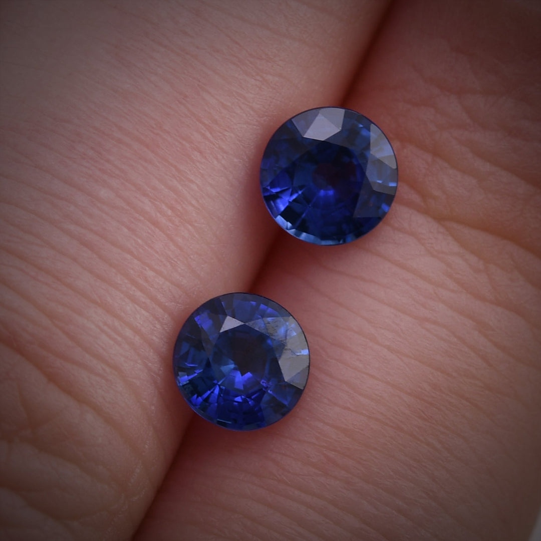 1.97 Carat Blue SRI LANKAN Round Sapphire