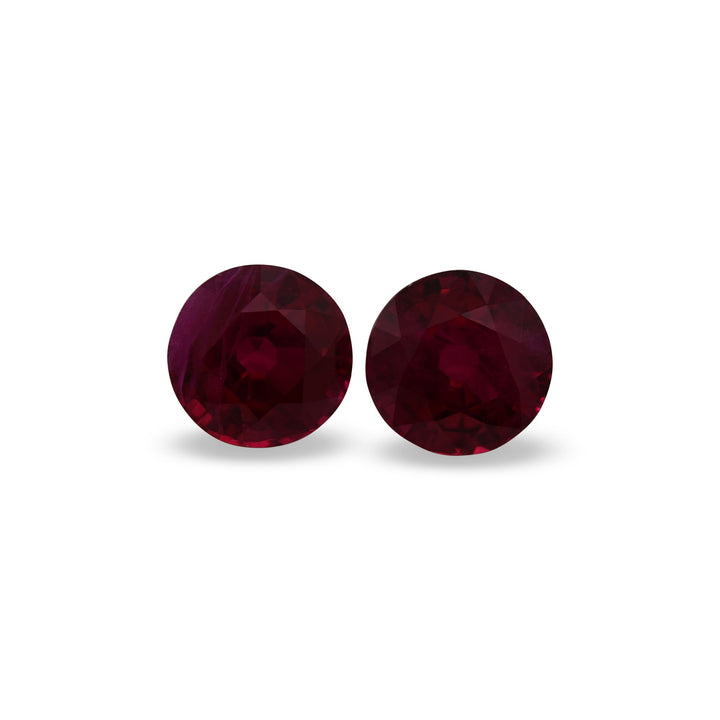 1.10 Carat Red MOZAMBICAN Round Ruby