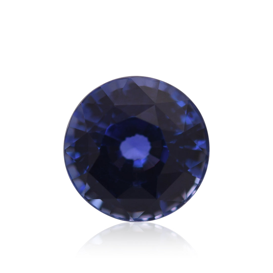 3.05 Carat Blue SRI LANKAN Round Sapphire CD